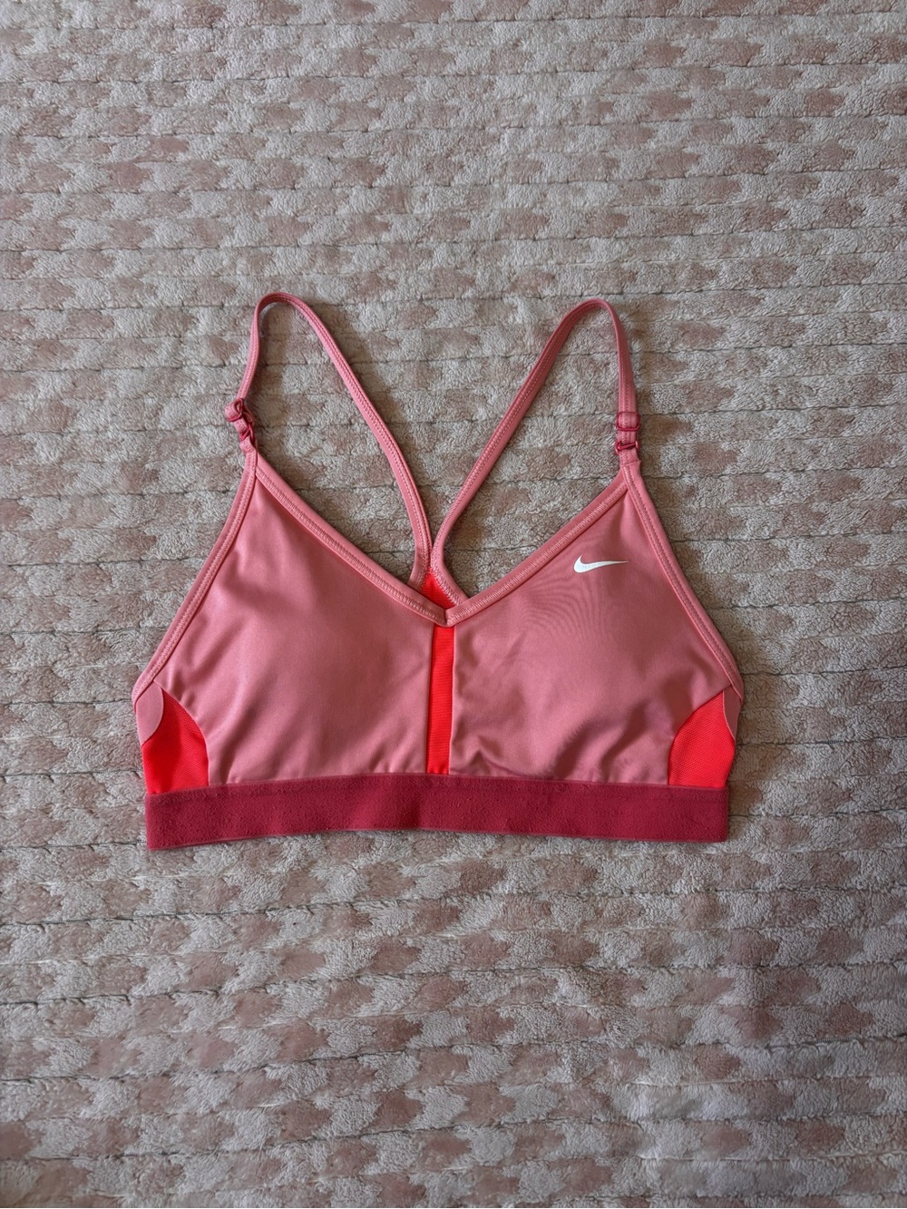 Pink Nike Racerback Sports Bra